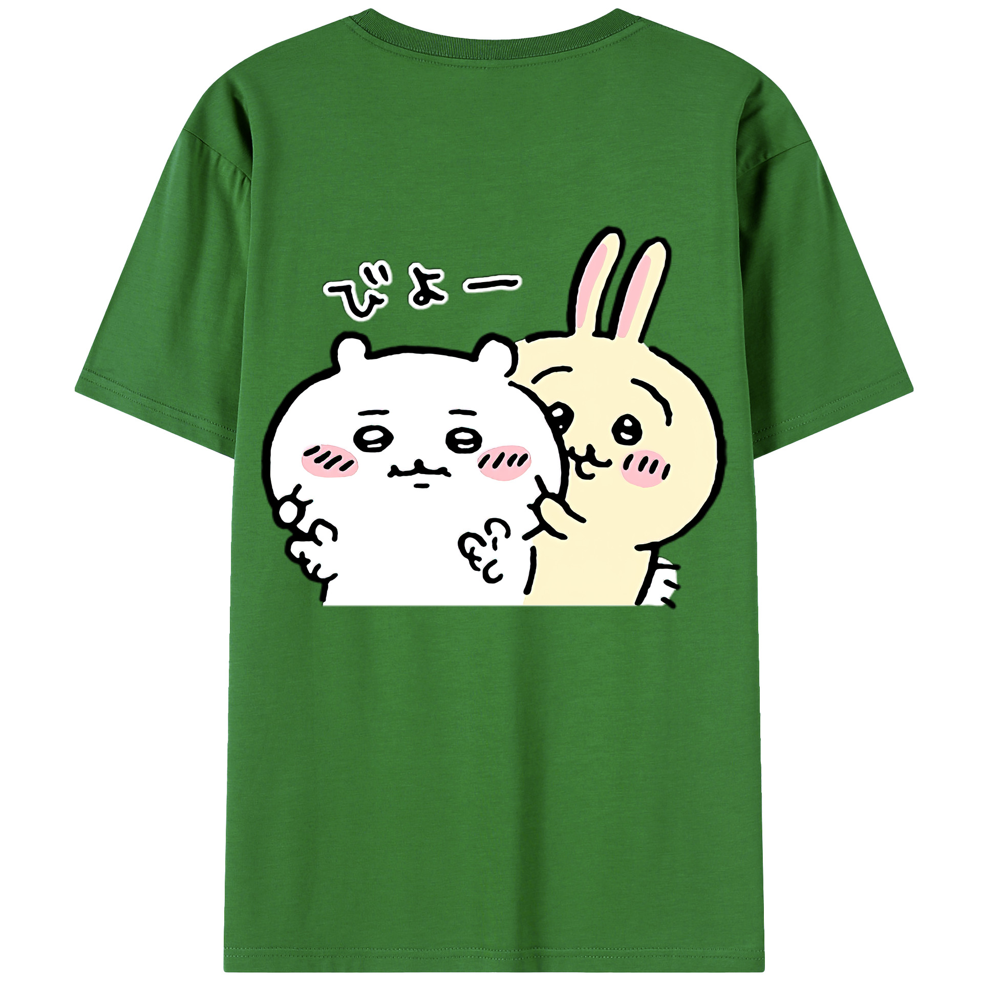 （画像用） ちいかわ うさぎ Chii-kawa usagi レディース半袖Tシャツ(バックプリント)